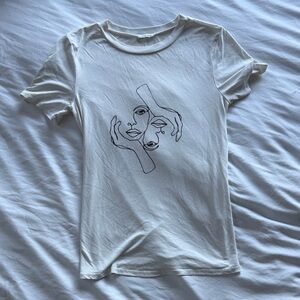 Bohme ivory graphic tshirt